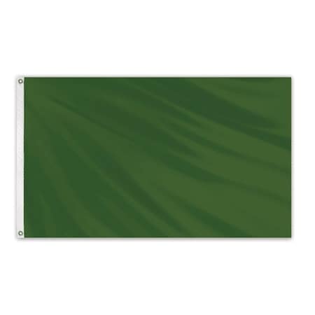 Global Flags Unlimited Solid Color Outdoor Nylon Flag 3' x 5' - Emerald Green 204628